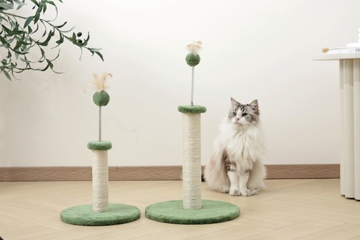 M-pets My First Cat Tree Feather Green