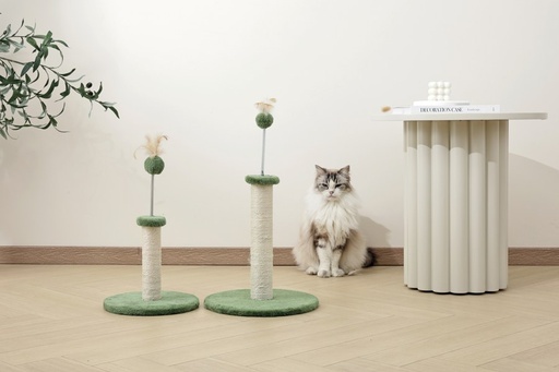 M-pets My First Cat Tree Feather Green