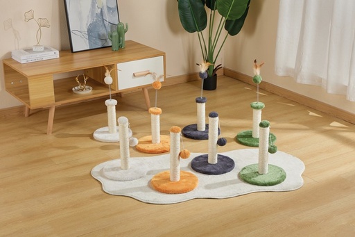 M-pets My First Cat Tree Feather Green