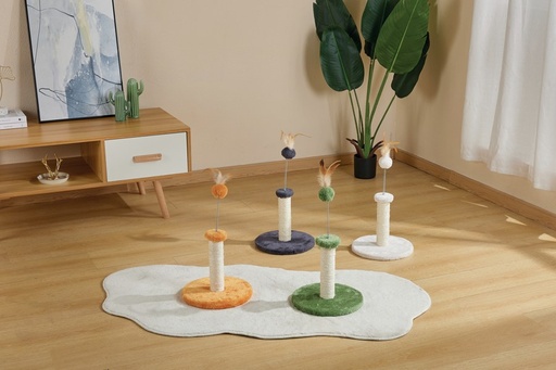 M-pets My First Cat Tree Feather Green
