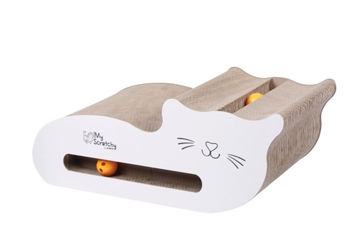 M-pets My Scratchy Cat Scratcher Jackson White
