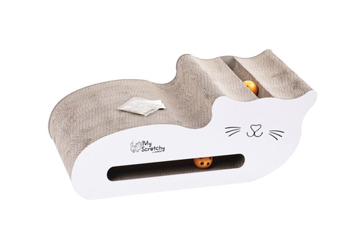 M-pets My Scratchy Cat Scratcher Jackson White