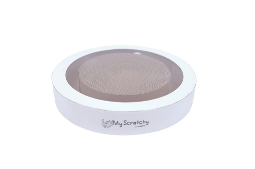 M-pets My Scratchy Cat Scratcher Milwaukee White