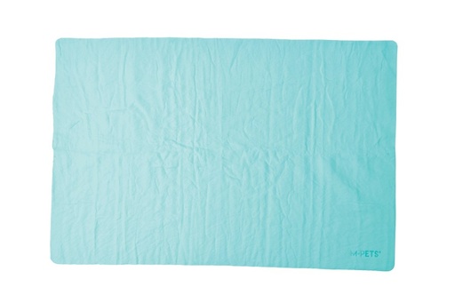 M-pets Bathtime Quick-dry Towel For Cats And Dogs Green Bubble