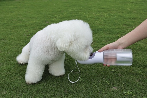 M-pets On The Road Dog Water Bottle 600ml - 3 In 1