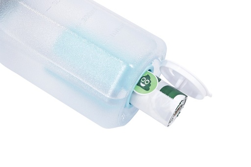 M-pets On The Road Dog Water Bottle 600ml - 3 In 1 - Blue
