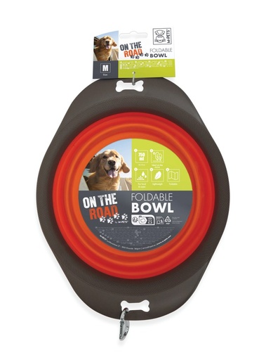 M-pets On The Road Foldable Bowl M - 25 X 19 X 6cm - 750ml