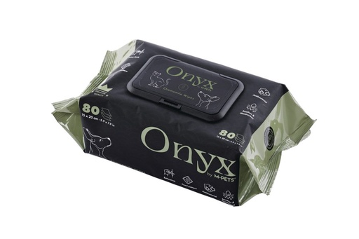 M-pets Onyx Chamomile Wipes - 15×20cm 80 Sheets