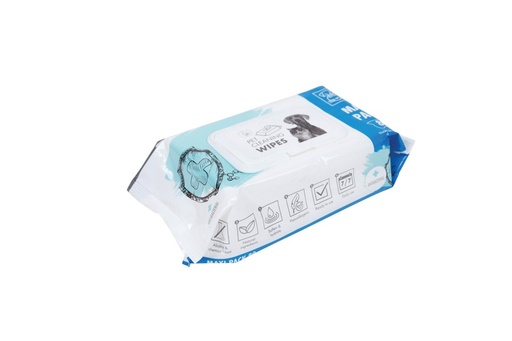 M-pets Pet Cleaning Wipes Anti-bacterial - Maxi Pack 20 X 15cm - 80 Pcs
