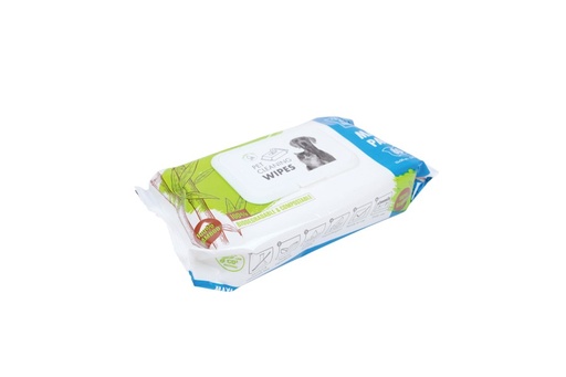 M-pets Pet Cleaning Wipes Bamboo - Maxi Pack 20 X 15cm - 80 Pcs