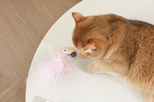 M-pets Plume Catnip Toy Flamingo