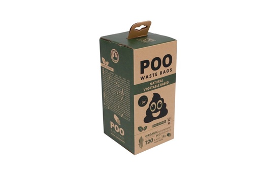 M-pets Poo Dog Waste Bags (120 Bags) - Mint Scented
