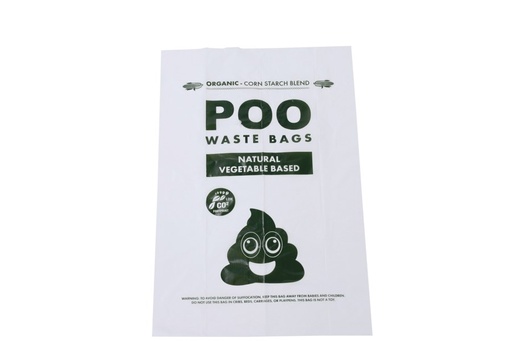 M-pets Poo Waste Bags - Natural Vegetable Based