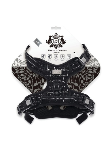 M-pets Haute Couture Dog Harness Black Charm S