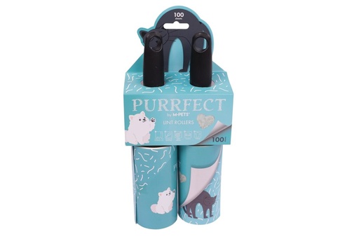 M-pets Purrfect Lint Rollers Green 100 Sheets