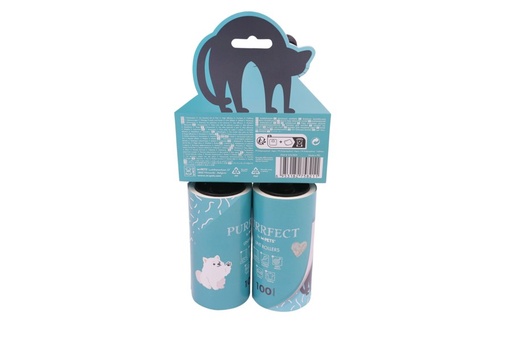 M-pets Purrfect Lint Rollers Green 100 Sheets