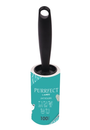M-pets Purrfect Lint Rollers Green 100 Sheets