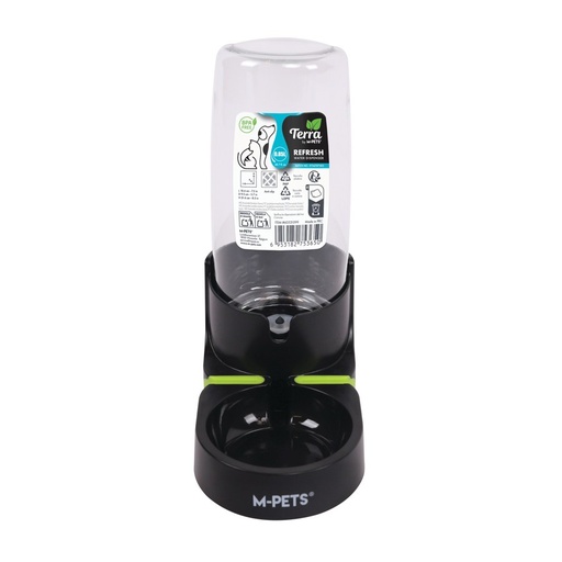 M-pets Refresh Small Water Dispenser Black 0.85l