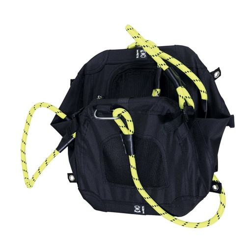 M-pets Remix Travel Carrier 2 In 1 With Leash/shoulder Belt - Black & Yellow