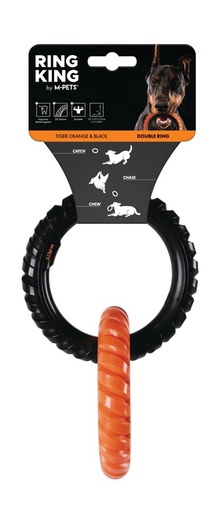 M-pets Ring King Orange & Black Double