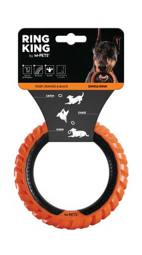M-pets Ring King Orange & Black Single