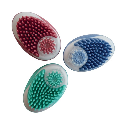 M-pets Rubeaz Soap Dispenser & Brush - 11.5 X 7.5cm