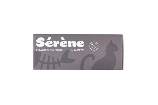 M-pets Serene Ceramic Bowls Fish Pearl Mist - 240ml