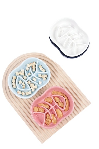 M-pets Serene Ceramic Bowls Fish Pearl Mist - 240ml