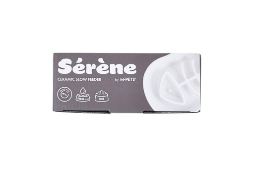 M-pets Serene Ceramic Bowls Fish Pearl Mist - 240ml
