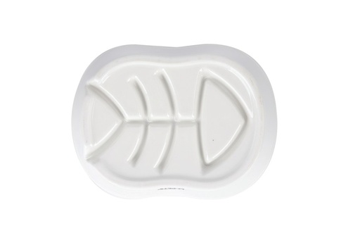 M-pets Serene Ceramic Bowls Fish Pearl Mist - 240ml