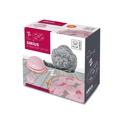 M-pets Sirius Interactive Cat Toy - Pink