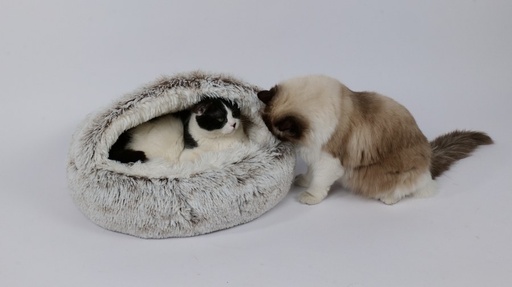 M-pets Snugo Eco Cat Bed - Gray
