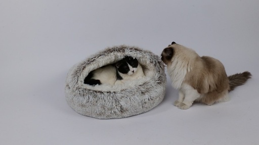 M-pets Snugo Eco Cat Bed - Gray