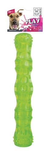 M-pets Squeaky Stick Green - 27.3 X 5cm