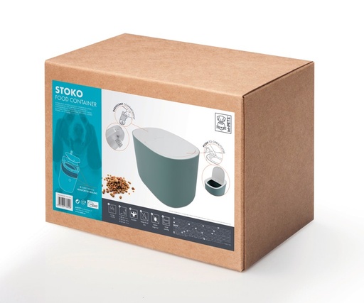 M-pets Stoko Food Container - Green