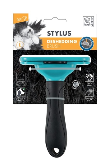 M-pets Stylus Deshedding Brush - L