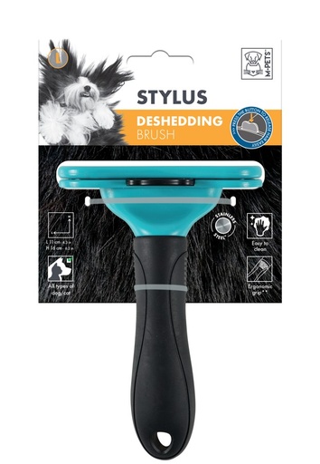M-pets Stylus Deshedding Brush - L