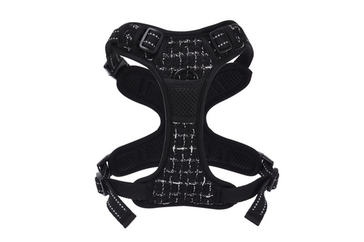 M-pets Haute Couture Dog Harness Black Charm S