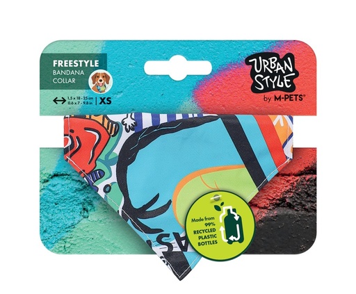 M-pets Urban Style Freestyle Bandana Collar Xs