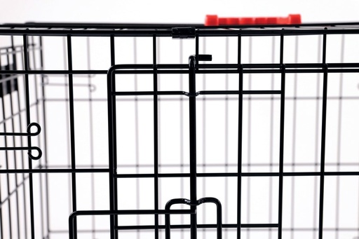M-pets Voyager Wire Crate - 2 Doors L With Wheels Patented Securo Lock