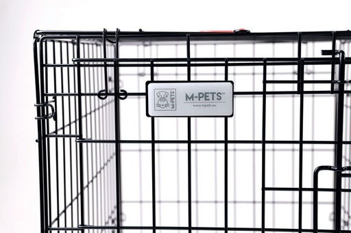 M-pets Voyager Wire Crate - 2 Doors L With Wheels Patented Securo Lock