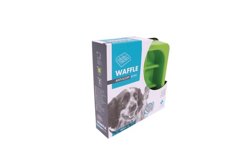 M-pets Waffle - Slow Feed Bowl,chekered