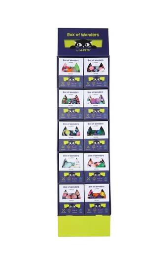 M-pets Wonders Cat Toy Display 170 X 43 X 46cm - 10 Display Boxes Of Various 950 Cat Toys