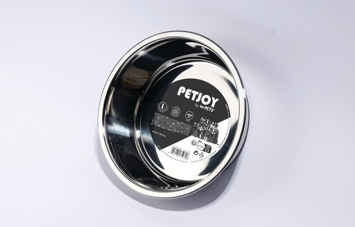 Petjoy M-pets Petjoy Catfamily Stainless Bowl L - Black & White 1650ml