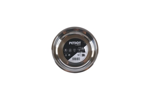 Petjoy M-pets Petjoy Dogfamily Stainless Bowl S - Black & White 490ml