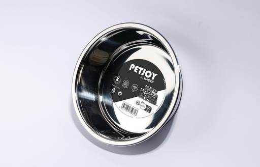 Petjoy M-pets Petjoy Dogfamily Stainless Bowl S - Black & White 490ml
