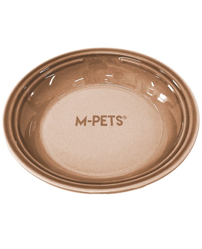 Petjoy M-pets Petjoy Flatty Ceramic Bowl - Brown 250ml