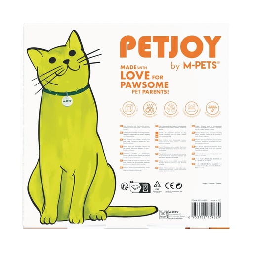 Petjoy M-pets Petjoy Flatty Ceramic Bowl - Purple 500ml