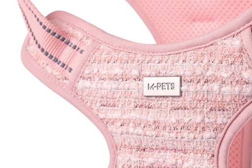 M-pets Haute Couture Dog Harness Pink Charm L