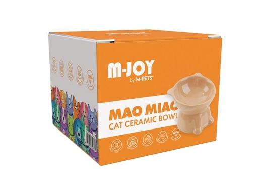 Petjoy M-pets Petjoy Maomiao Ceramic Bowl - Brown 200ml